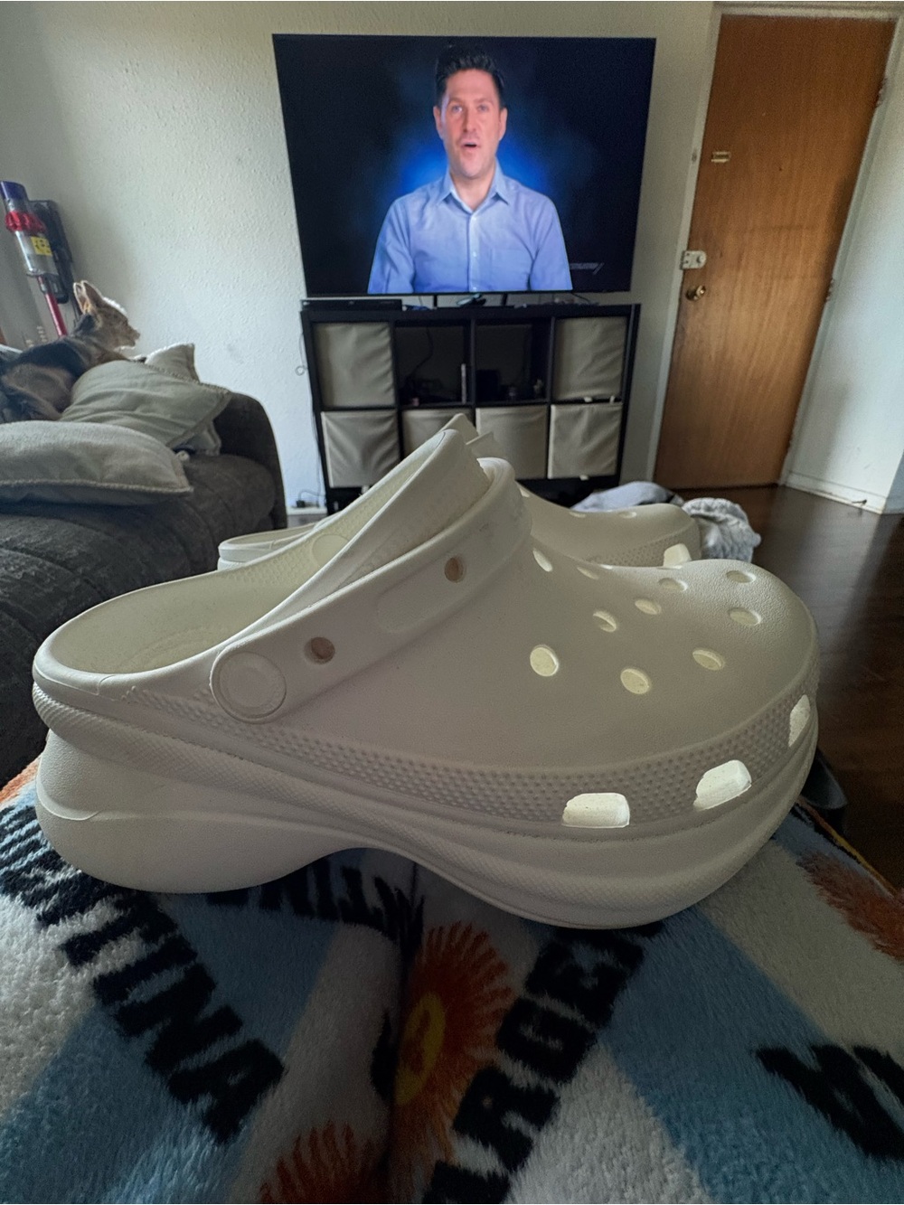 CROCS women plateform Clog in White